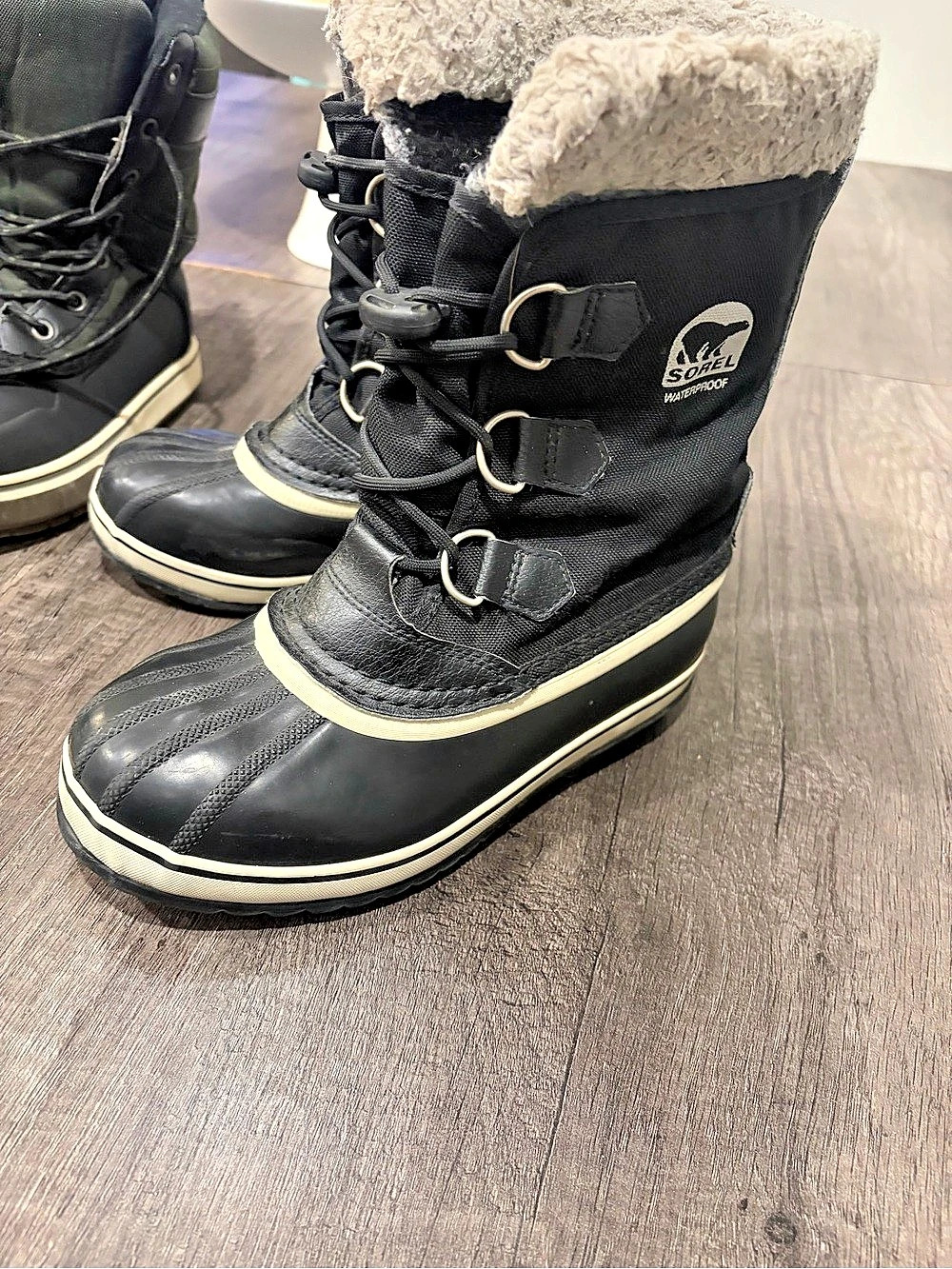 Sorel Joan of Arctic Waterproof Snow Boot Boots Black & White